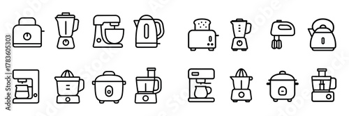 Minimalist Kitchen Icons