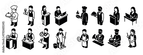 Restaurant Role Icons