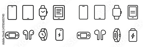 Minimalist Gadget Icons