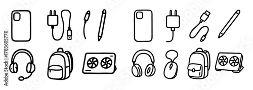 Gadget Doodle Icons