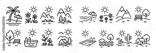 Sunny Weather Doodles