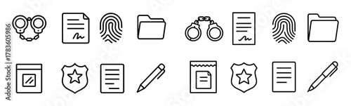 Minimalist Justice Icons