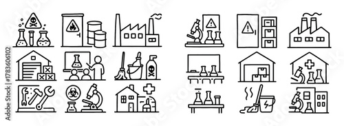 Chemical Safety Doodle Grid