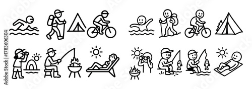 Summer Vacation Doodles