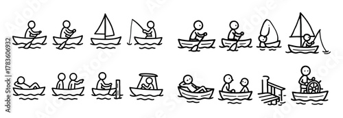 Boat Ride Icons