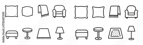 Minimalist Furniture Icons