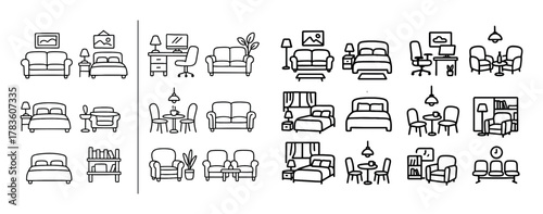 Furniture Icon Grid