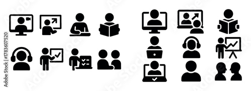 Remote Learning Icons