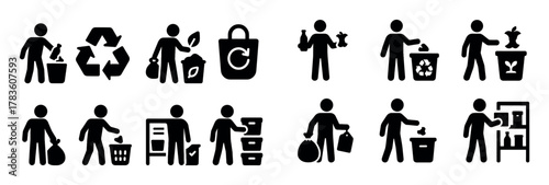 Waste Sorting Icons
