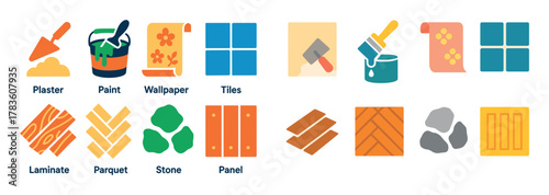 Colorful Finishing Icons