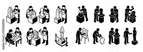 Sculptor Icon Set