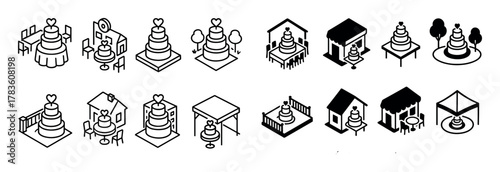 Wedding Venue Icons