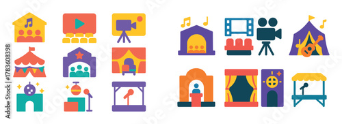 Colorful Pop Culture Icons