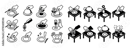 Table Setting Icons