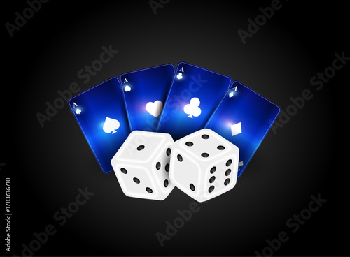 Dices graphic resourses for  casino o gambling related designs