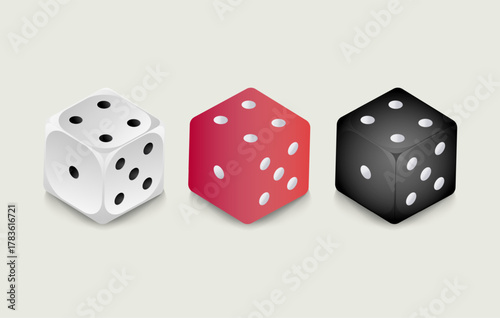 Dices graphic resourses for  casino o gambling related designs