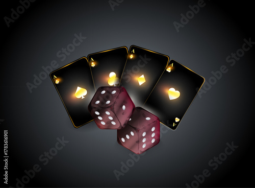 Dices graphic resourses for  casino o gambling related designs