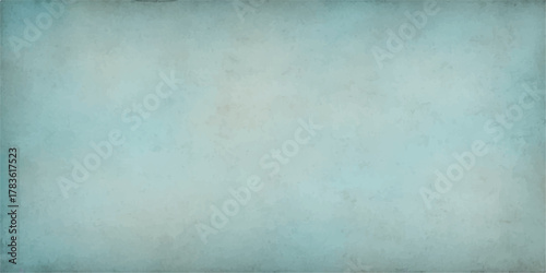 Aged grunge paper texture backdrop with vintage light blue surface design