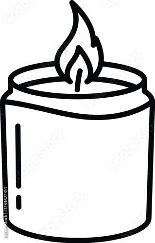 vector illustration of a pot