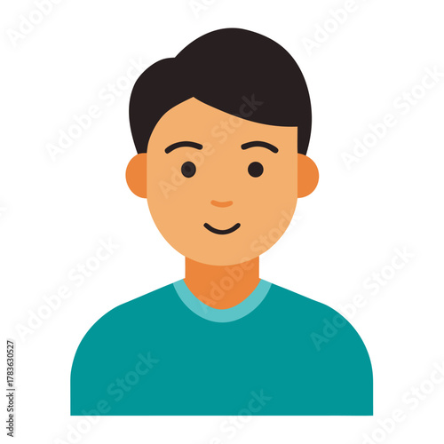 funny cartoon casual man