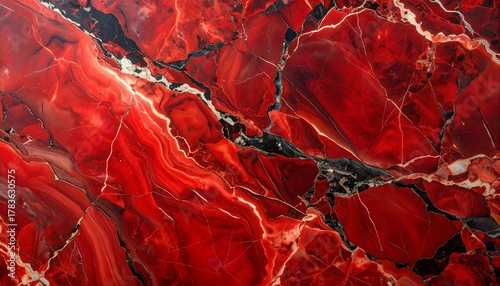 Red Marble Texture Background.