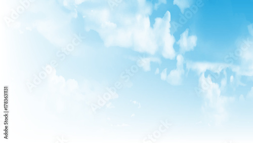 Sky Cloud Blue Background Paronama Web Cloudy summer Winter Season Day, Light Beauty Horizon Spring Brigth
