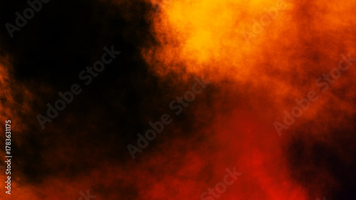 red smoke on black background.horror sky background fantasy style	