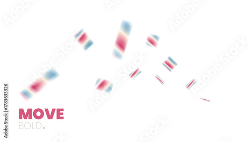 Abstract background with colorful gradient shapes