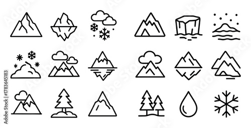 Frozen Land Icons