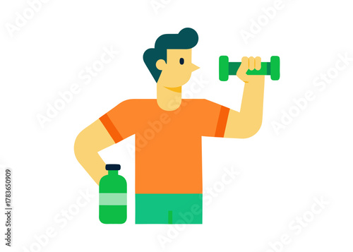 man with bottle of wine