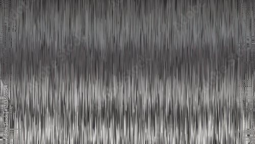 Black and White Vertical Line Optical Illusion Vector with Moiré Wave Effect