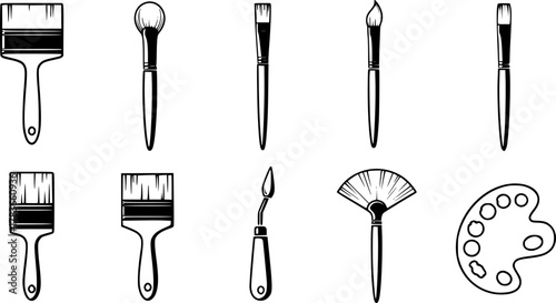 paint brush icons
