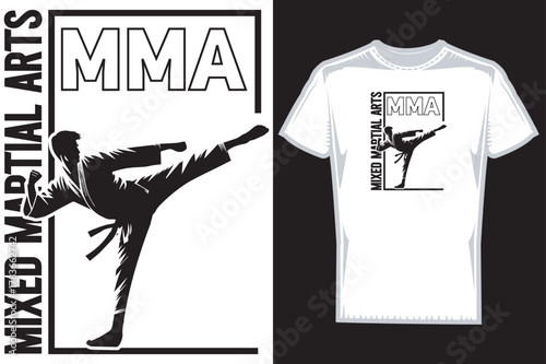 Mixed Martial Art T-Shirt Design