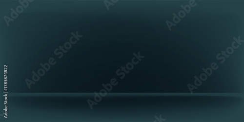 Abstract geometry studio scene with shadow and light. Blue background for luxury product display showroom mockup. Minimal interior aesthetic with empty space, geometric line, square, corner