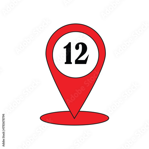 house location sign number 12