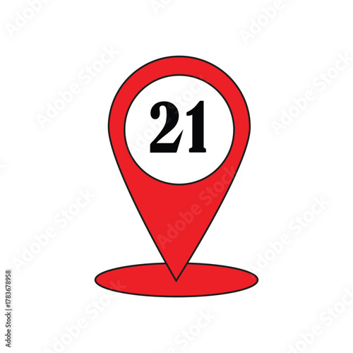 house location sign number 21
