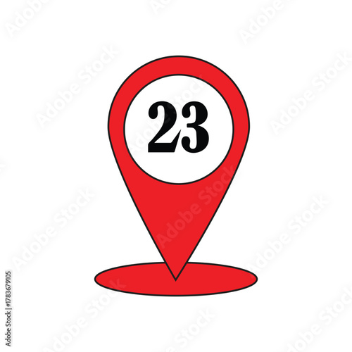 house location sign number 23