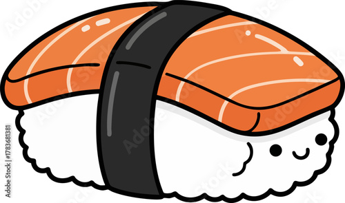 Kawaii Chibi Nigiri Sushi Cute Sticker