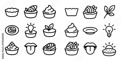 Seafood Tartlets Icons