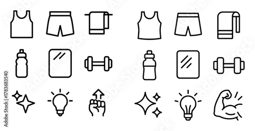 Minimalist Sportswear Icons