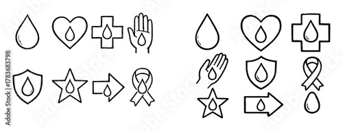 Blood Donor Icons