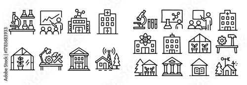 Scientific Icon Grid