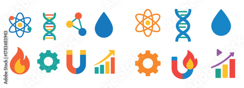 Scientific Experiment Icons