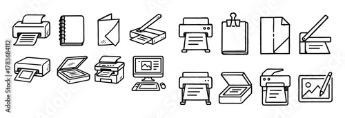 Printing House Icons