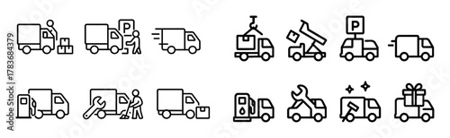 Cargo Truck Icons