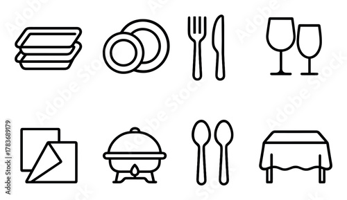 Buffet Icon Set