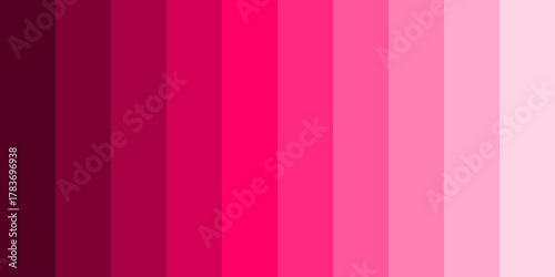 Pink Color Palette Vertical Gradient Background from Dark to Light Tones