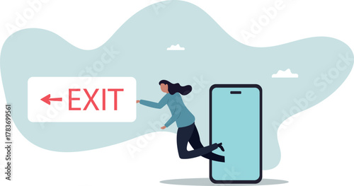 Reduce mobile screen time, digital detox, exit from virtual social media and live your real life.about a man and his life.