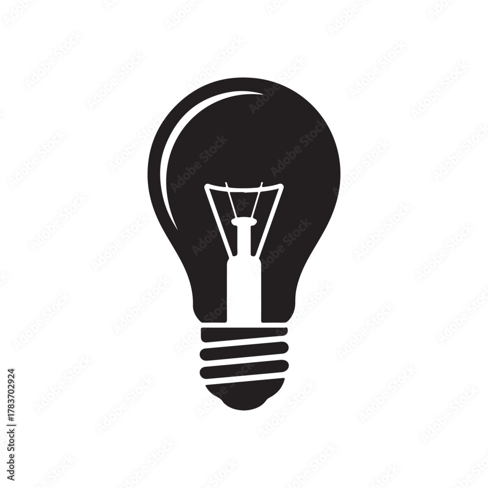 Obraz premium vector light bulb icon. vector eps 10