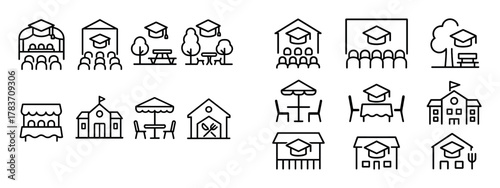 Graduation Party Icons